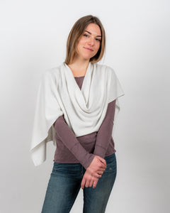 Cashmere Topper Ivory