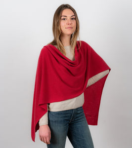 Cashmere Topper Red